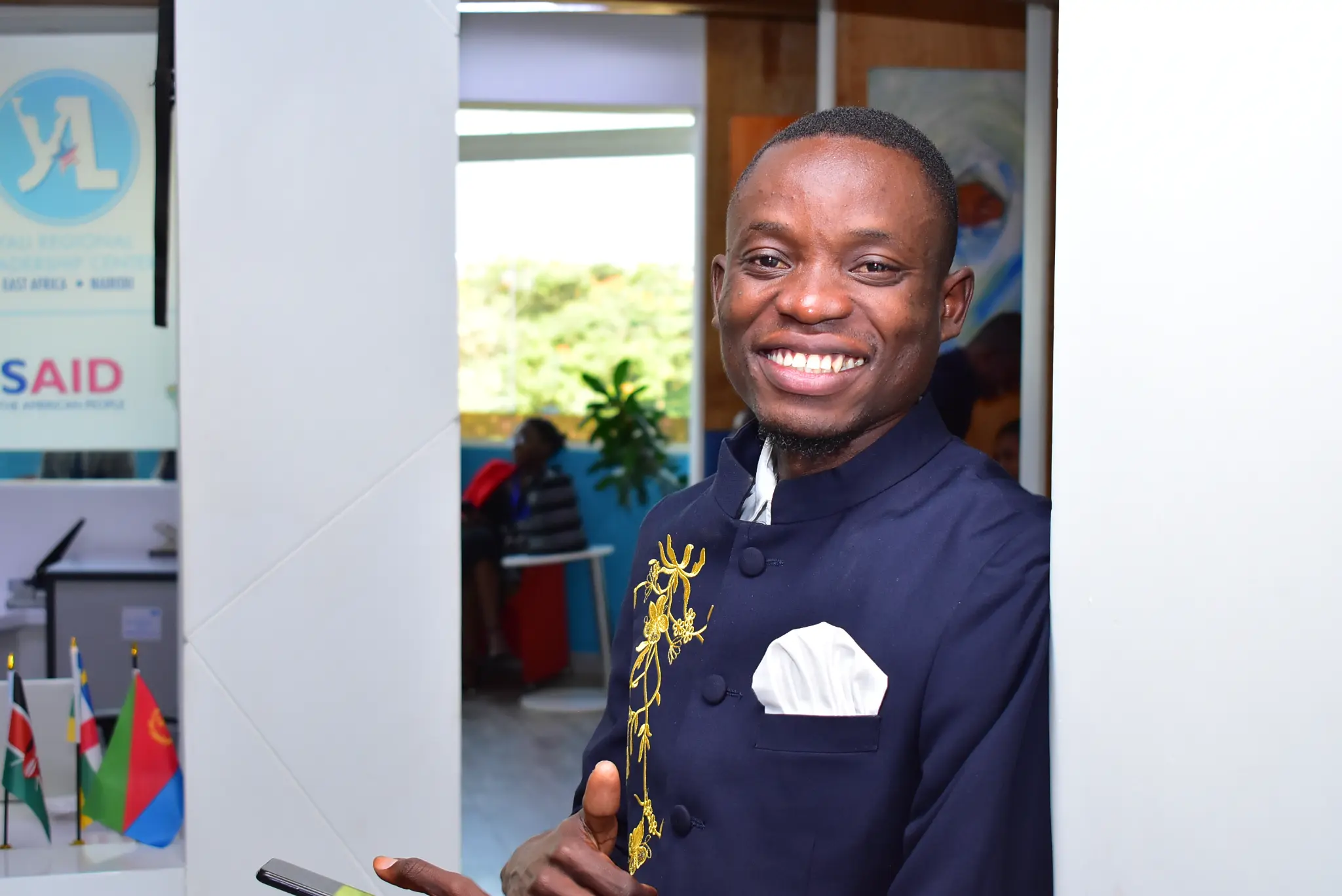 Portrait of Salumu Jay Nyembo